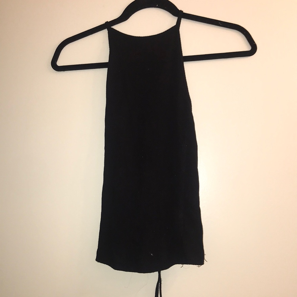 Black tank top